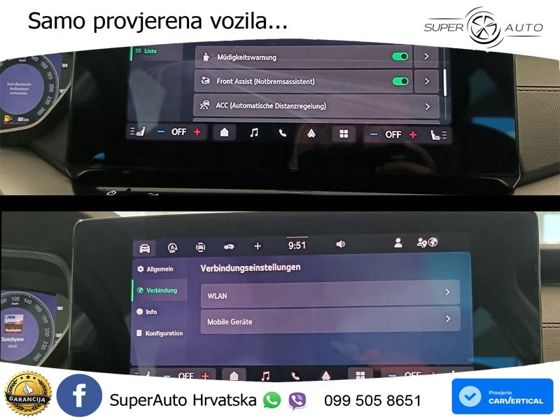 Škoda Octavia Combi 1.5 TSI (150 KS) DSG Selection LED+GR SJED+ACC