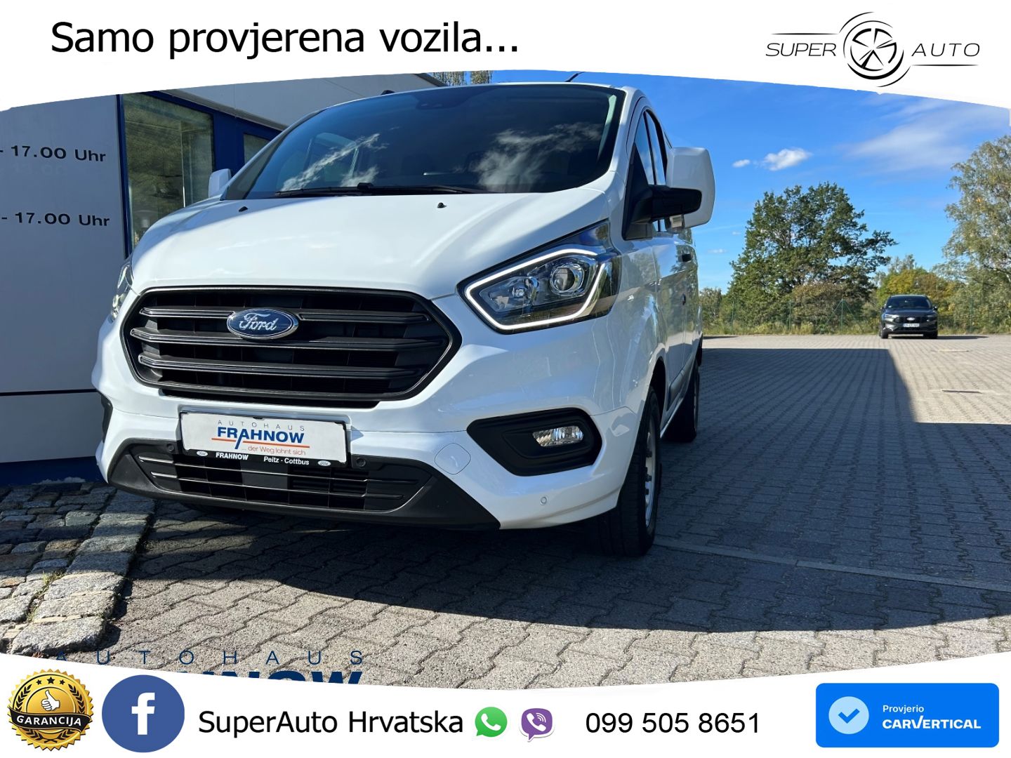 Ford Transit Custom 2.0 TDCi Kasten 280L1 Trend AC GR 105 KS