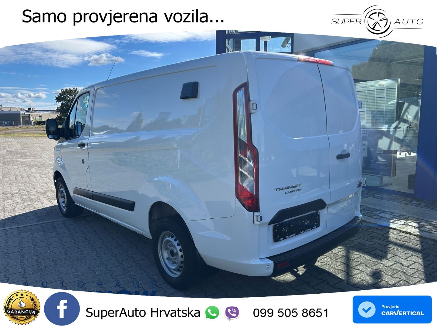 Ford Transit Custom 2.0 TDCi Kasten 280L1 Trend AC GR 105 KS
