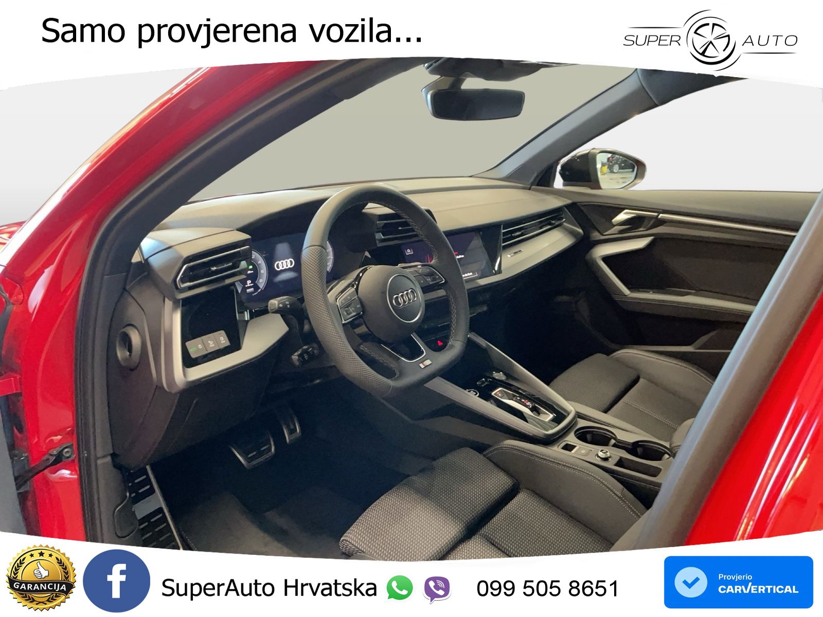 Audi A3 45 TFSIe (272 KS) S tronic S line LED+GR SJED+ACC