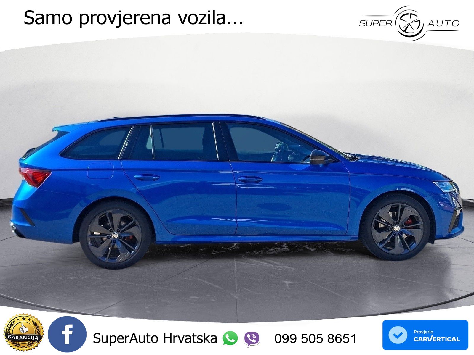 Škoda Octavia Combi RS 2.0 TDI (200 KS) DSG LED+GR SJED+ACC