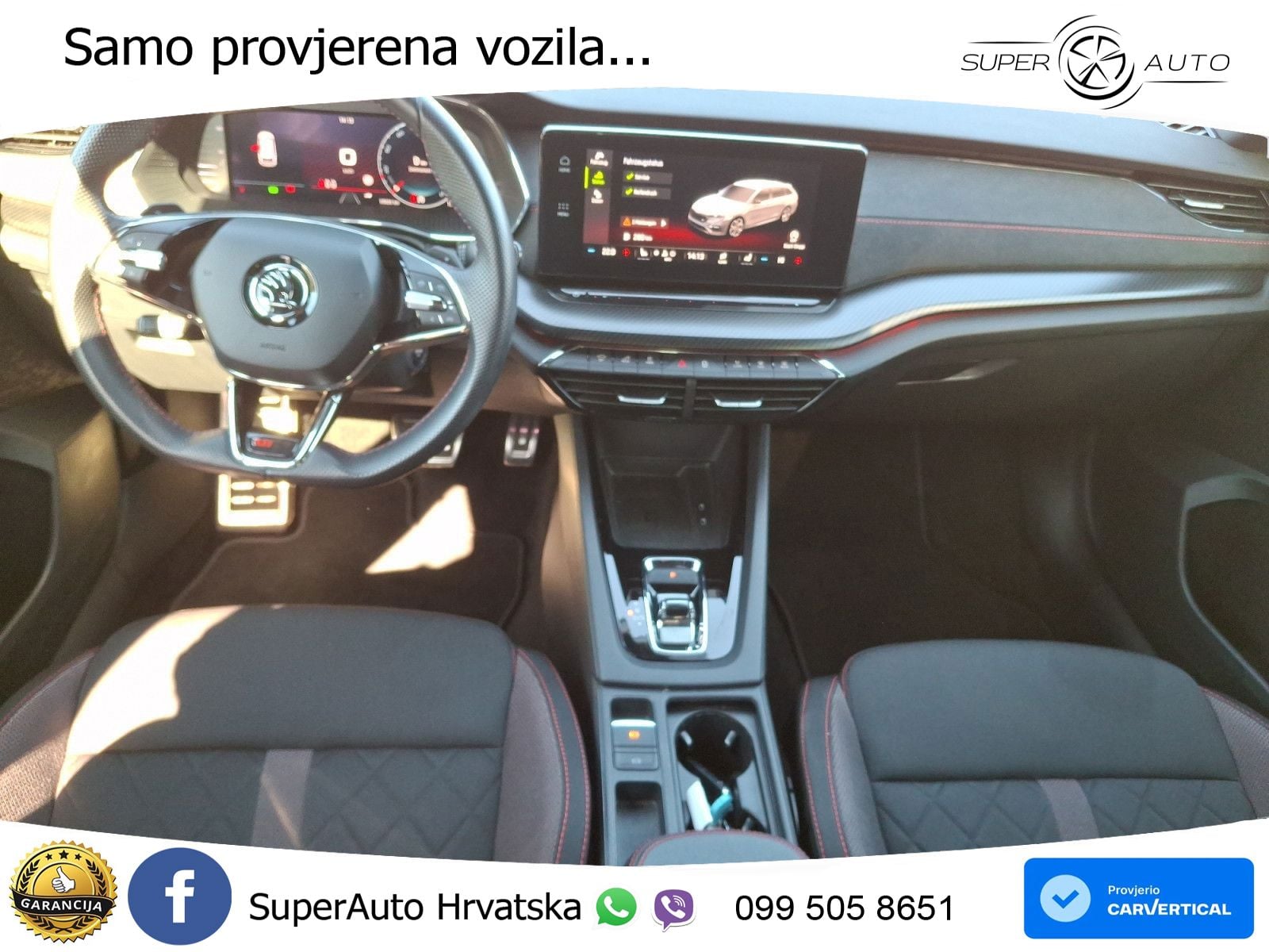 Škoda Octavia Combi RS 2.0 TDI (200 KS) DSG LED+GR SJED+ACC