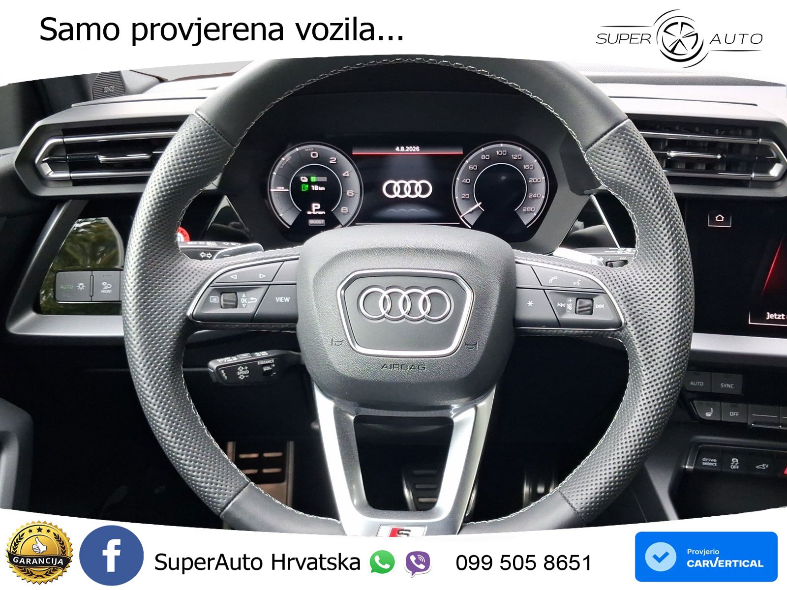 Audi A3 40 TFSIe (204 KS) S tronic LED+GR SJED+ACC
