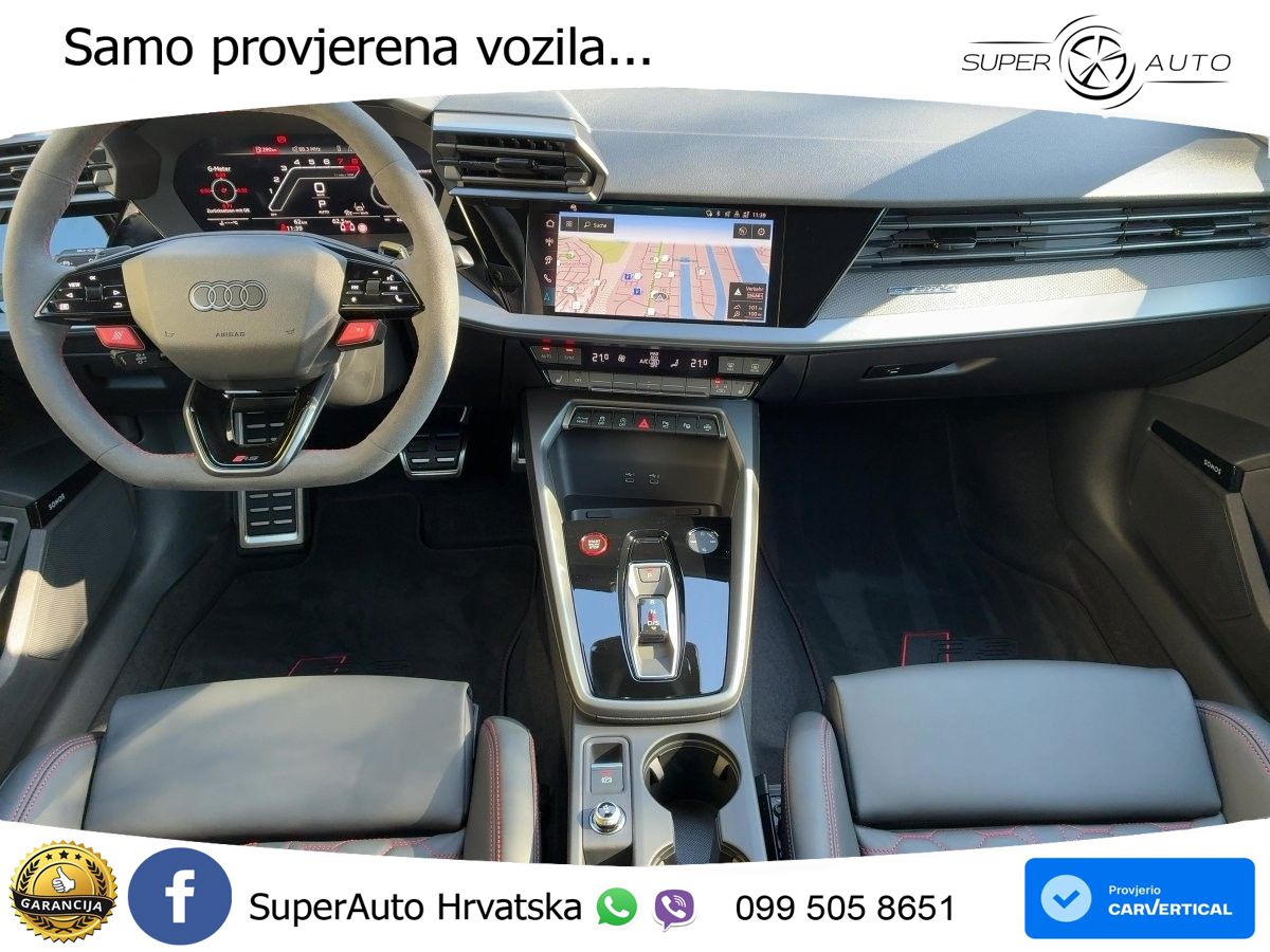 Audi RS3 Sedan 2.5 TFSI (400 KS) quattro S tronic LED+GR SJED+ACC