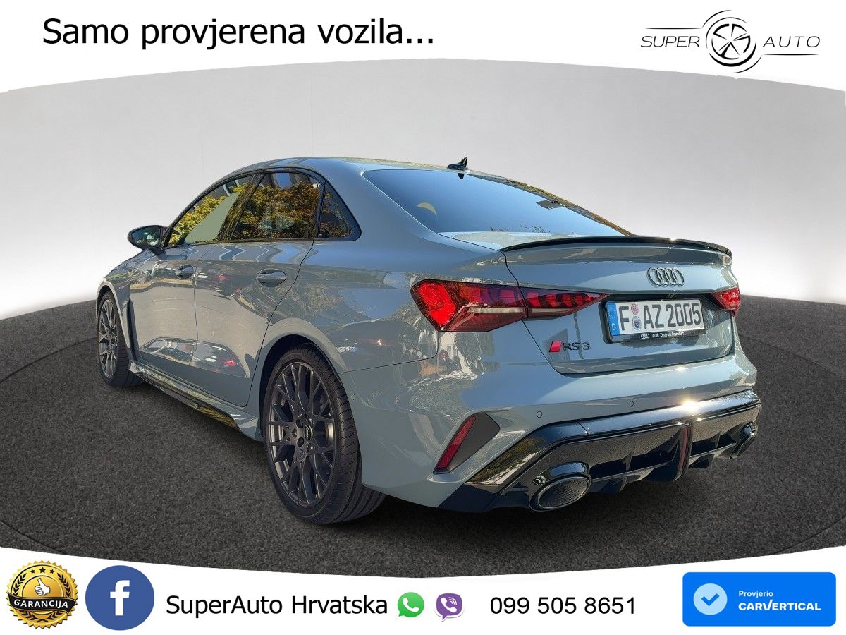 Audi RS3 Sedan 2.5 TFSI (400 KS) quattro S tronic LED+GR SJED+ACC