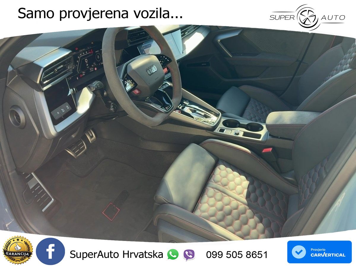 Audi RS3 Sedan 2.5 TFSI (400 KS) quattro S tronic LED+GR SJED+ACC