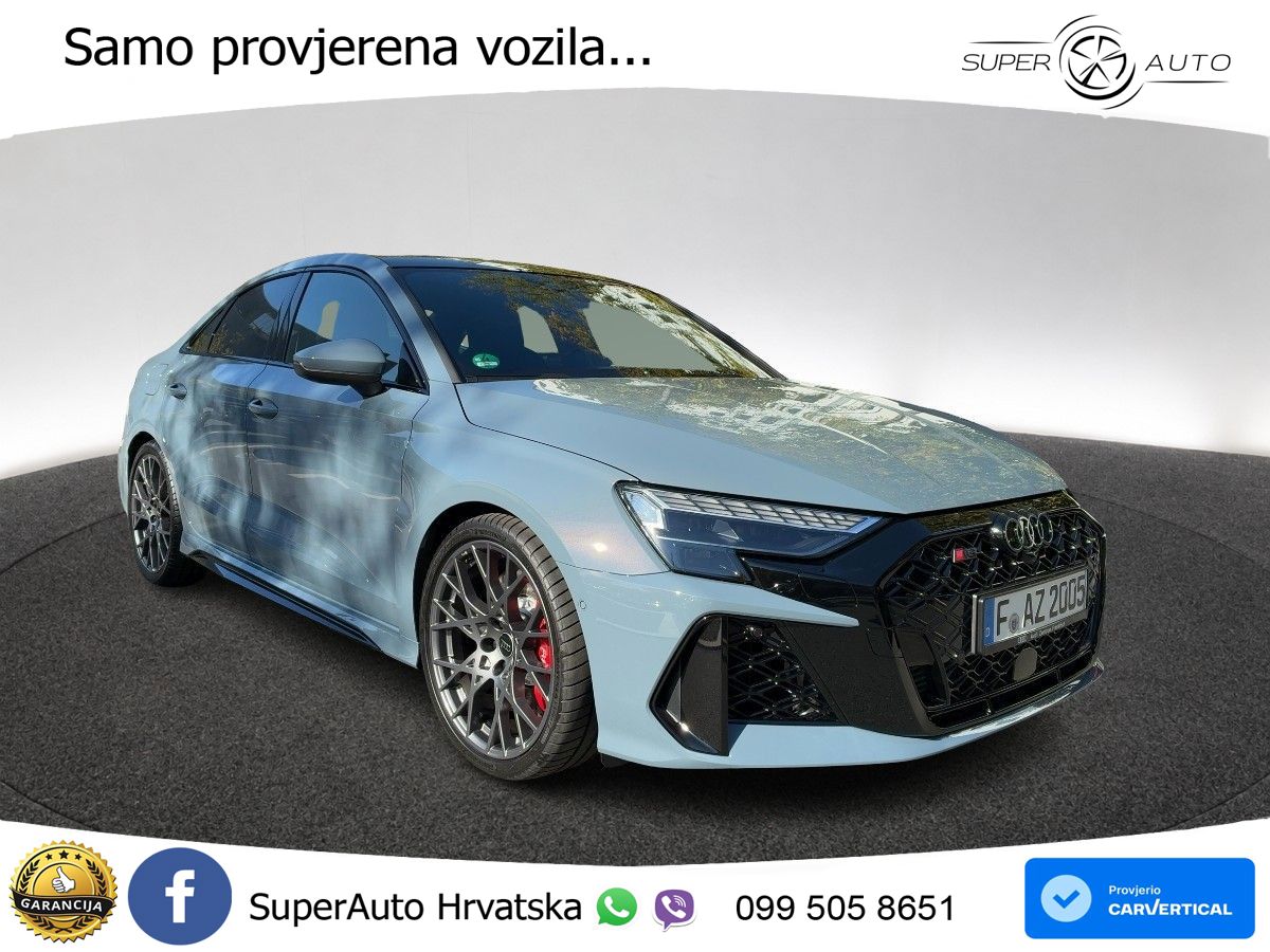 Audi RS3 Sedan 2.5 TFSI (400 KS) quattro S tronic LED+GR SJED+ACC