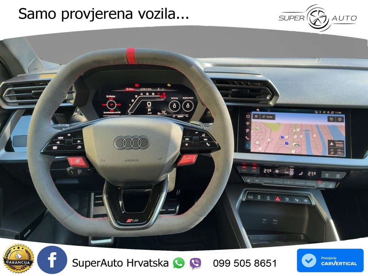 Audi RS3 Sedan 2.5 TFSI (400 KS) quattro S tronic LED+GR SJED+ACC