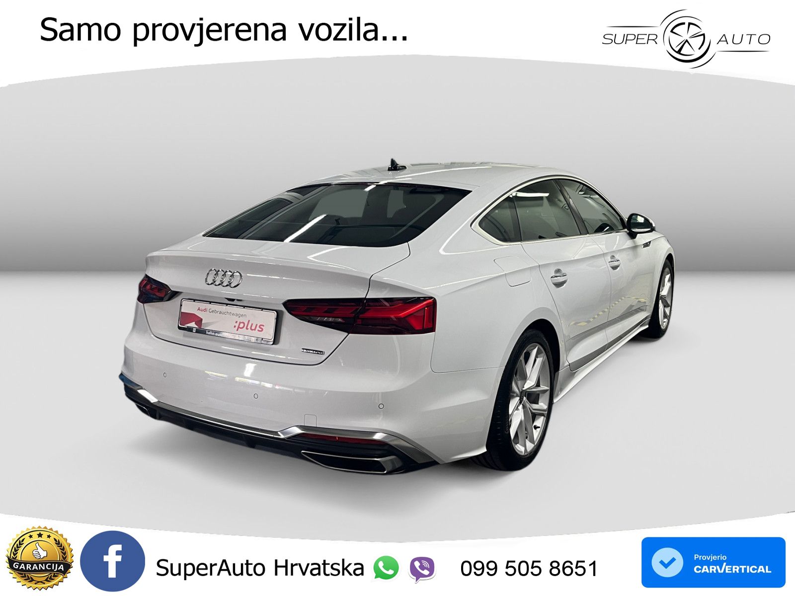 Audi A5 Sportback  40 TFSI (204 KS) quattro S tronic S line MATRIX+GR SJED+KAM