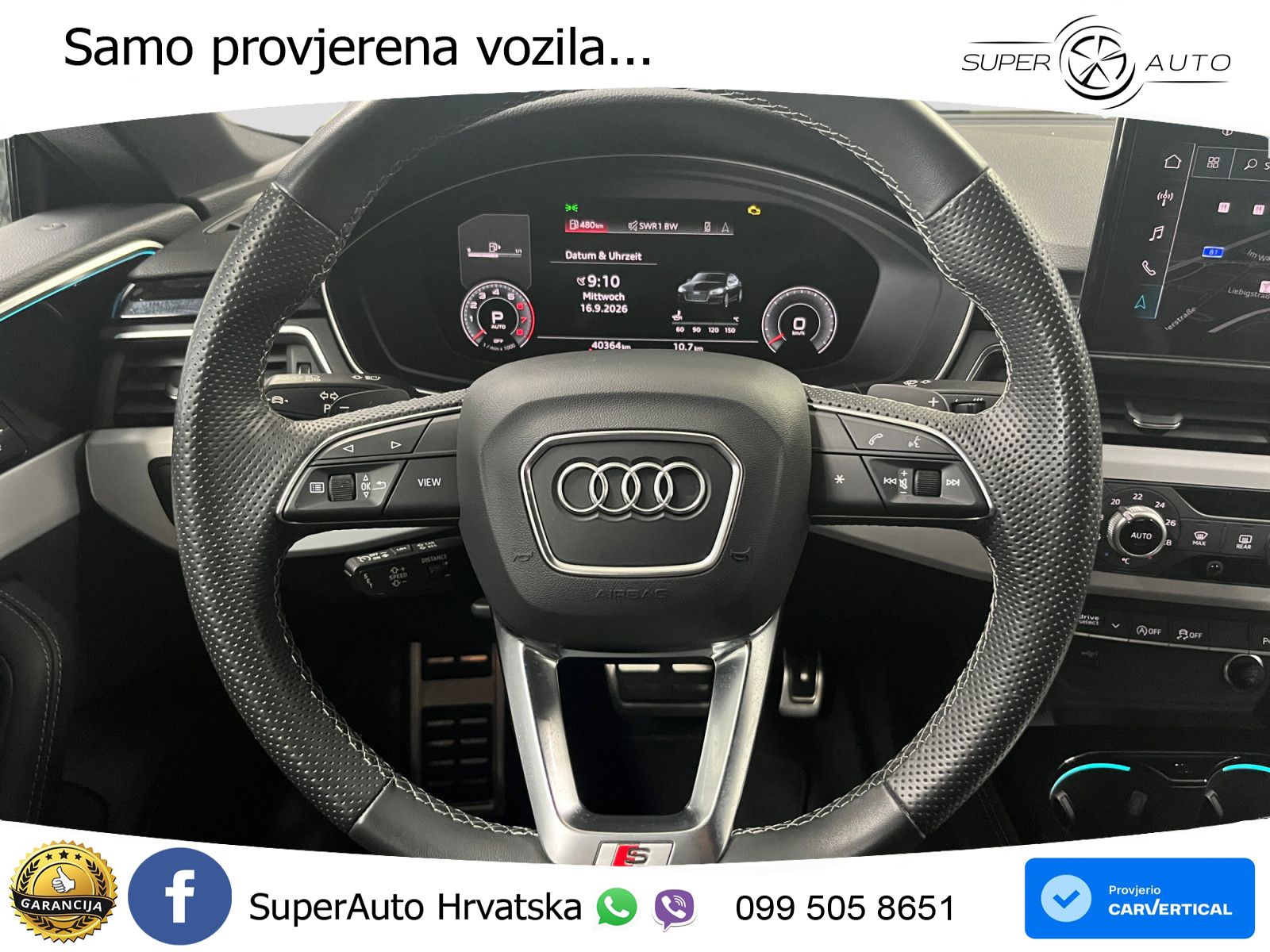Audi A5 Sportback  40 TFSI (204 KS) quattro S tronic S line MATRIX+GR SJED+KAM