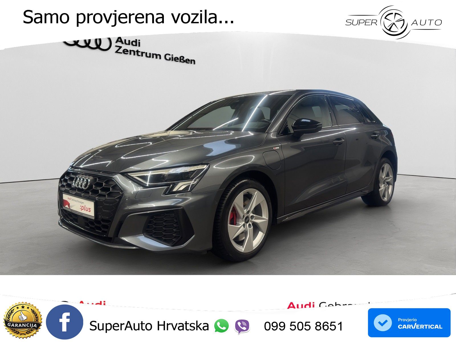 Audi A3 45 TFSIe (245 KS) S tronic S line LED+GR SJED+ACC