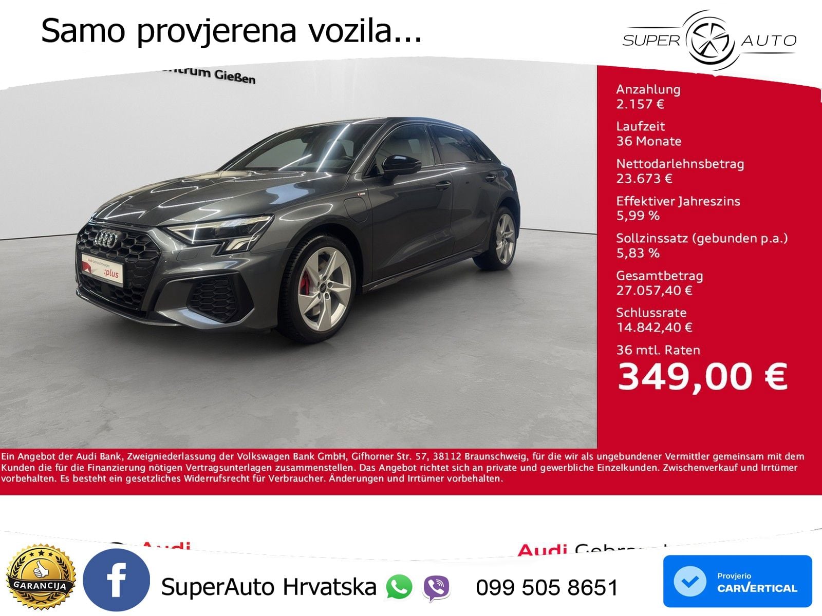 Audi A3 45 TFSIe (245 KS) S tronic S line LED+GR SJED+ACC