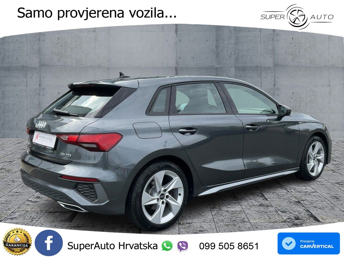Audi A3 35 TDI (150 KS) S line LED+GR SJED+ACC