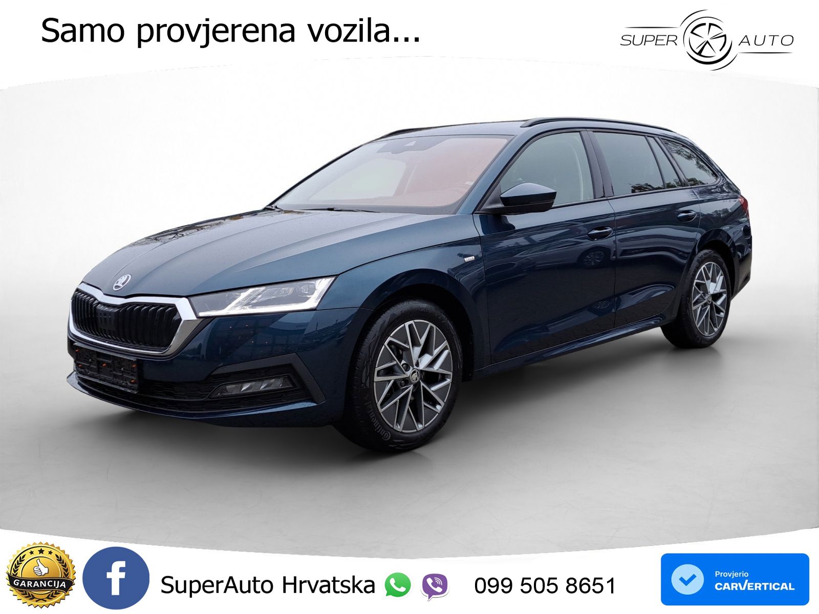 Škoda Octavia Combi 1.5 TSI EVO e-TEC (150 KS) DSG MATRIX+GR SJED+KAM