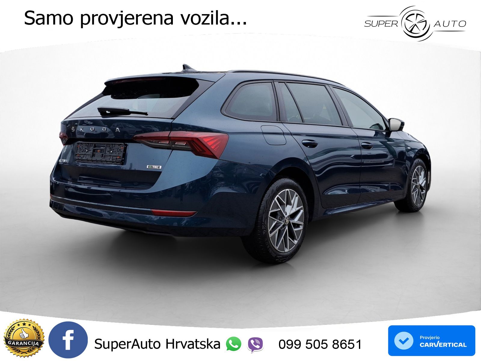 Škoda Octavia Combi 1.5 TSI EVO e-TEC (150 KS) DSG MATRIX+GR SJED+KAM