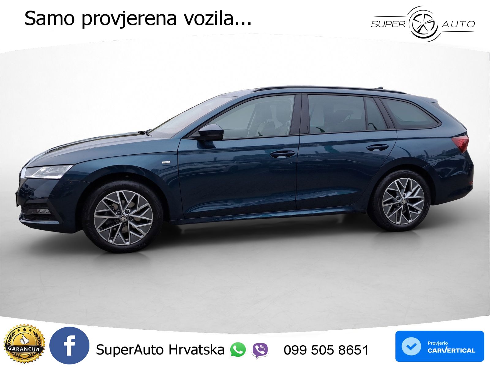 Škoda Octavia Combi 1.5 TSI EVO e-TEC (150 KS) DSG MATRIX+GR SJED+KAM