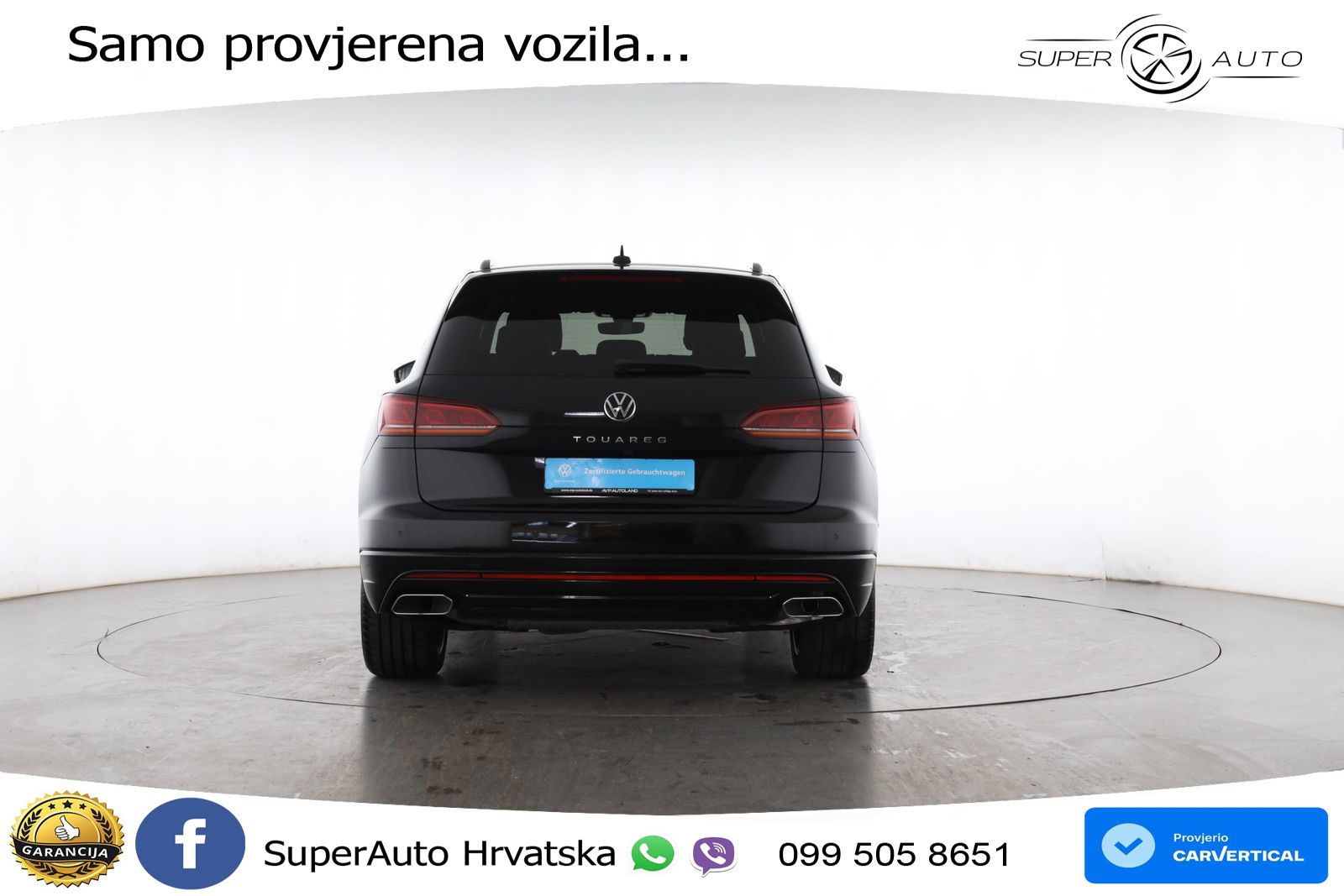 Volkswagen Touareg 3.0 V6 TDI (286 KS) 4MOTION Tiptronic R-Line ZRAČNI+ACC+GR SJED+KAM+PANO