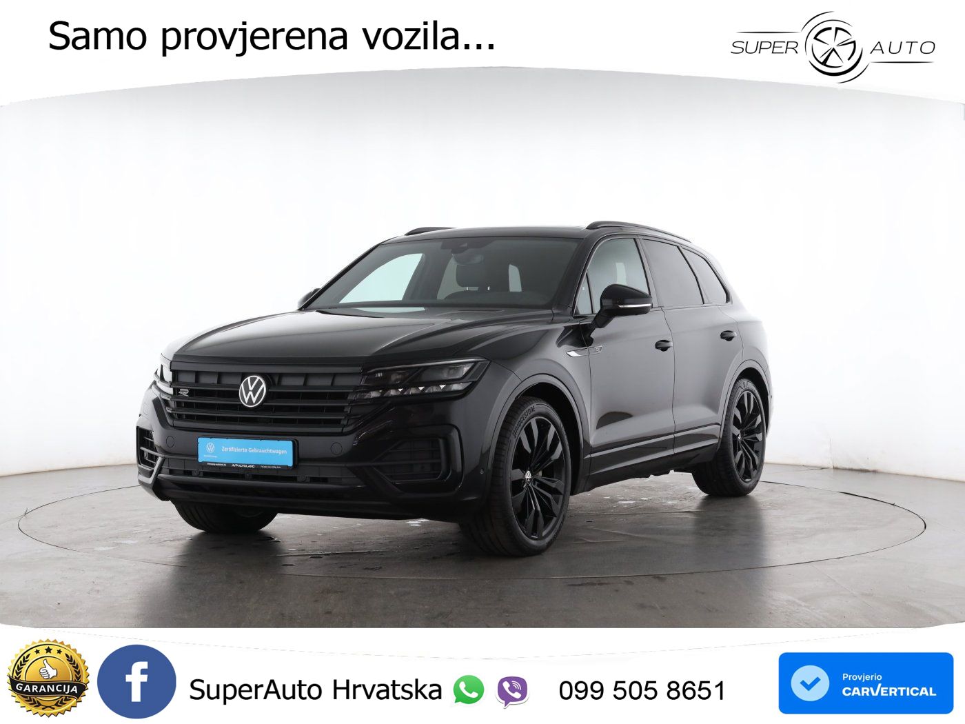 Volkswagen Touareg 3.0 V6 TDI (286 KS) 4MOTION Tiptronic R-Line ZRAČNI+ACC+GR SJED+KAM+PANO
