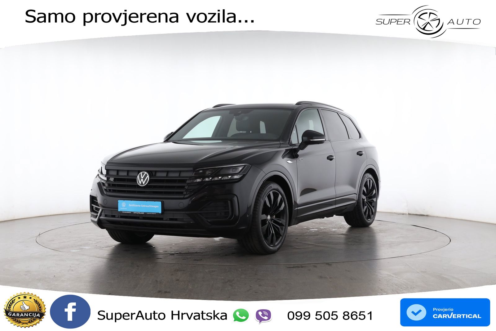 Volkswagen Touareg 3.0 V6 TDI (286 KS) 4MOTION Tiptronic R-Line ZRAČNI+ACC+GR SJED+KAM+PANO
