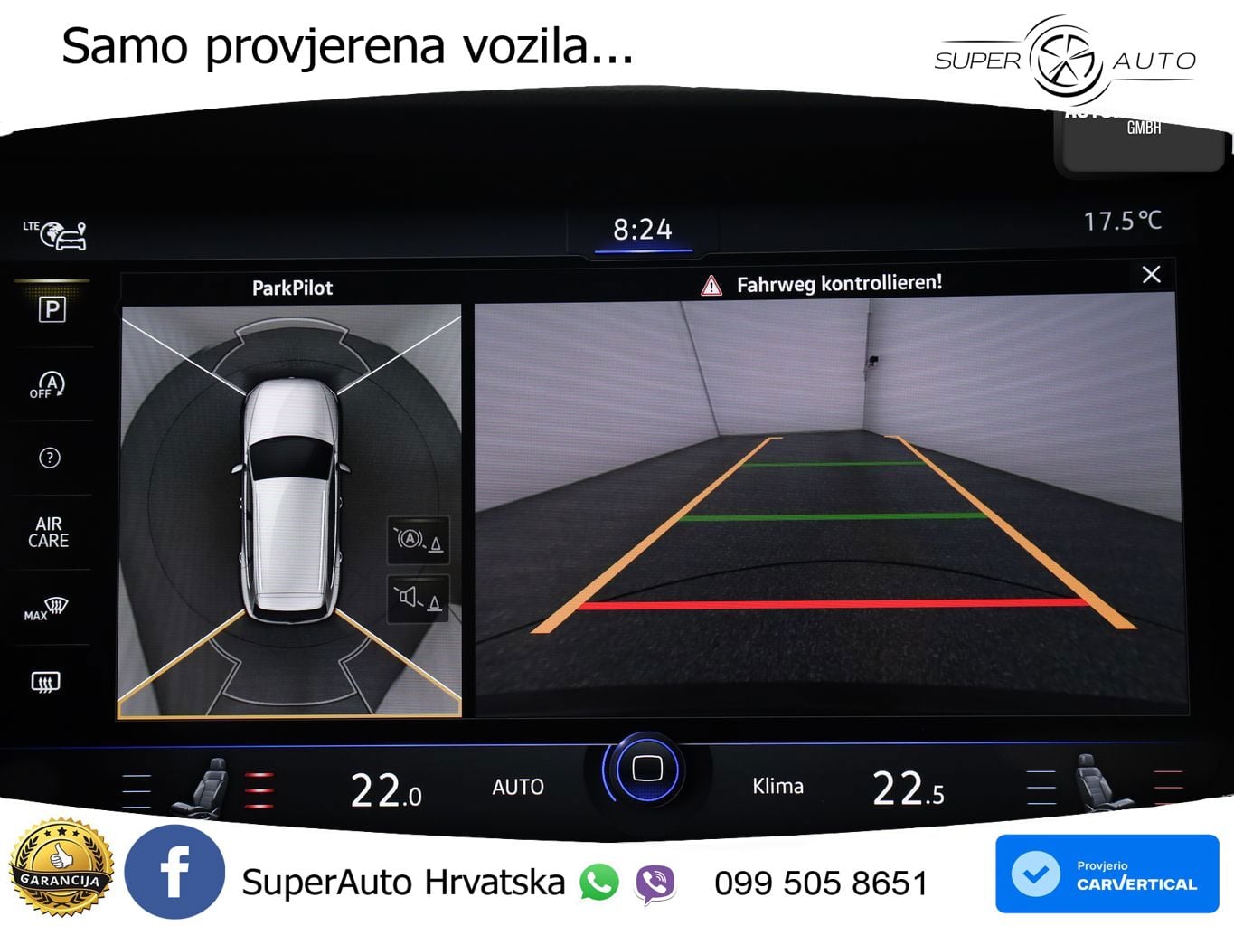 Volkswagen Touareg 3.0 V6 TDI (231 KS) 4MOTION Tiptronic ZRAČNI+ACC+GR SJED+KAM+PANO