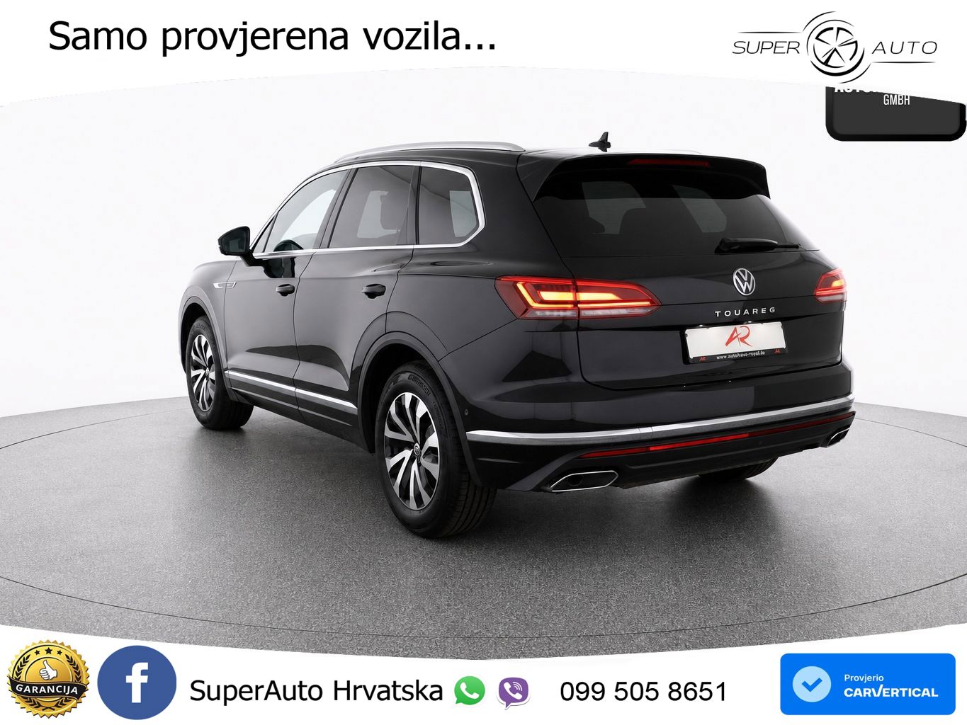 Volkswagen Touareg 3.0 V6 TDI (231 KS) 4MOTION Tiptronic ZRAČNI+ACC+GR SJED+KAM+PANO