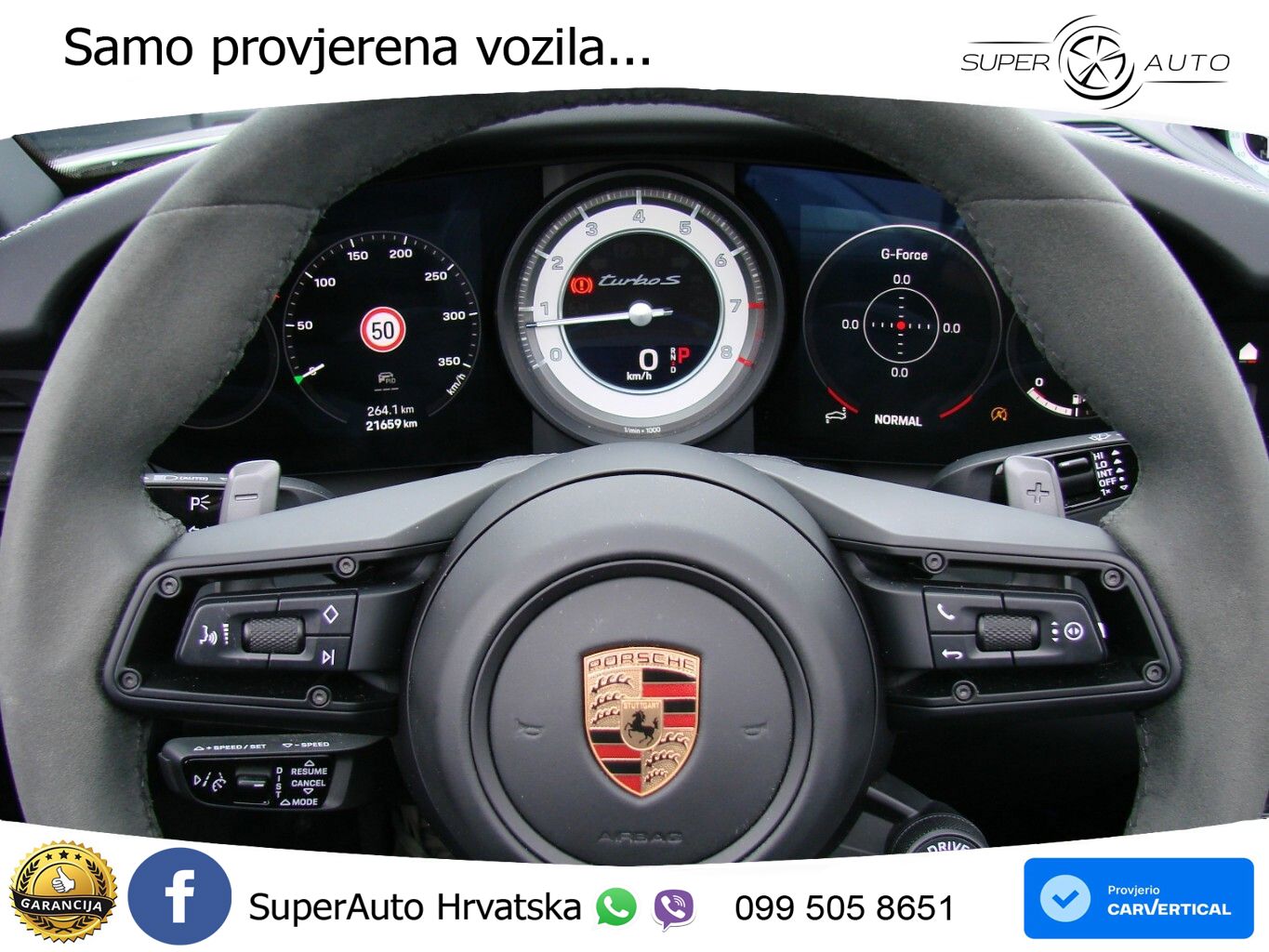 Porsche 911 Turbo S Cabriolet 3.8 (650 KS) PDK ZRAČNI+ACC+GR SJED+KAM