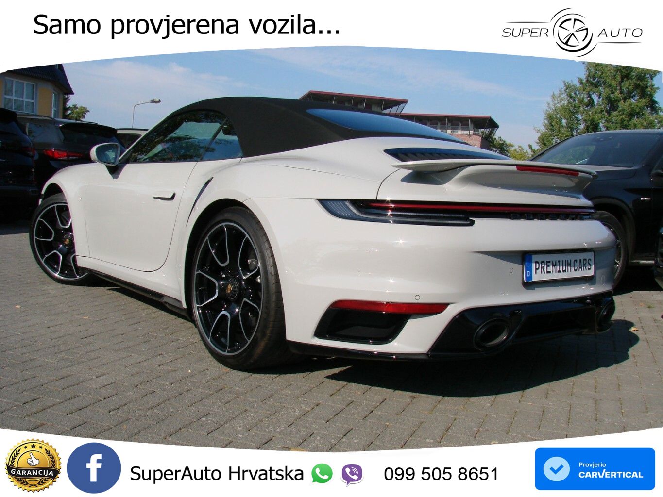 Porsche 911 Turbo S Cabriolet 3.8 (650 KS) PDK ZRAČNI+ACC+GR SJED+KAM