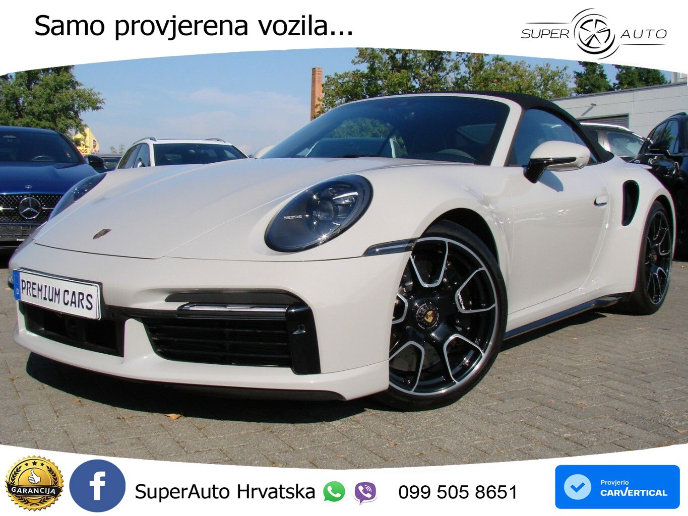 Porsche 911 Turbo S Cabriolet 3.8 (650 KS) PDK ZRAČNI+ACC+GR SJED+KAM