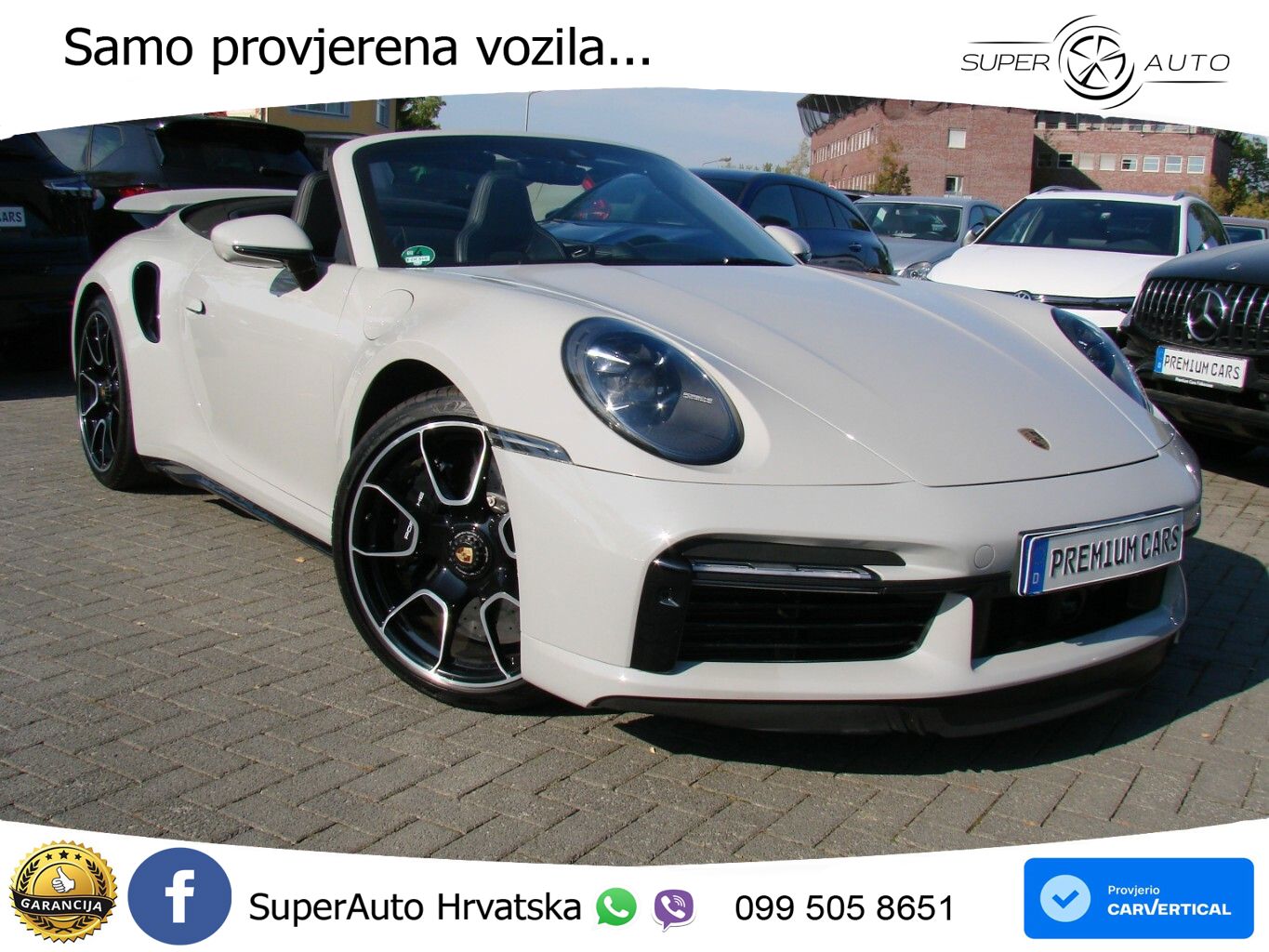 Porsche 911 Turbo S Cabriolet 3.8 (650 KS) PDK ZRAČNI+ACC+GR SJED+KAM
