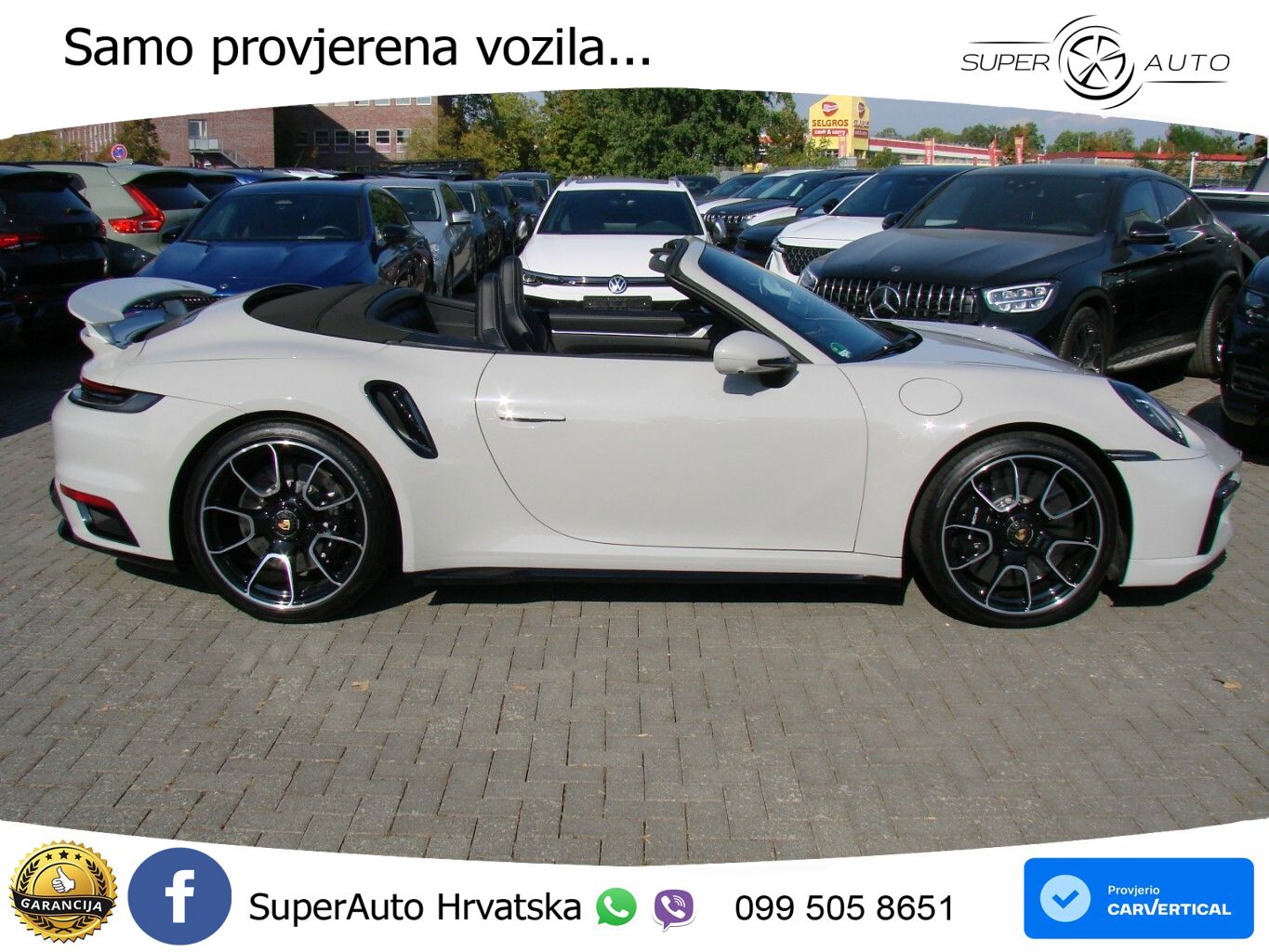Porsche 911 Turbo S Cabriolet 3.8 (650 KS) PDK ZRAČNI+ACC+GR SJED+KAM