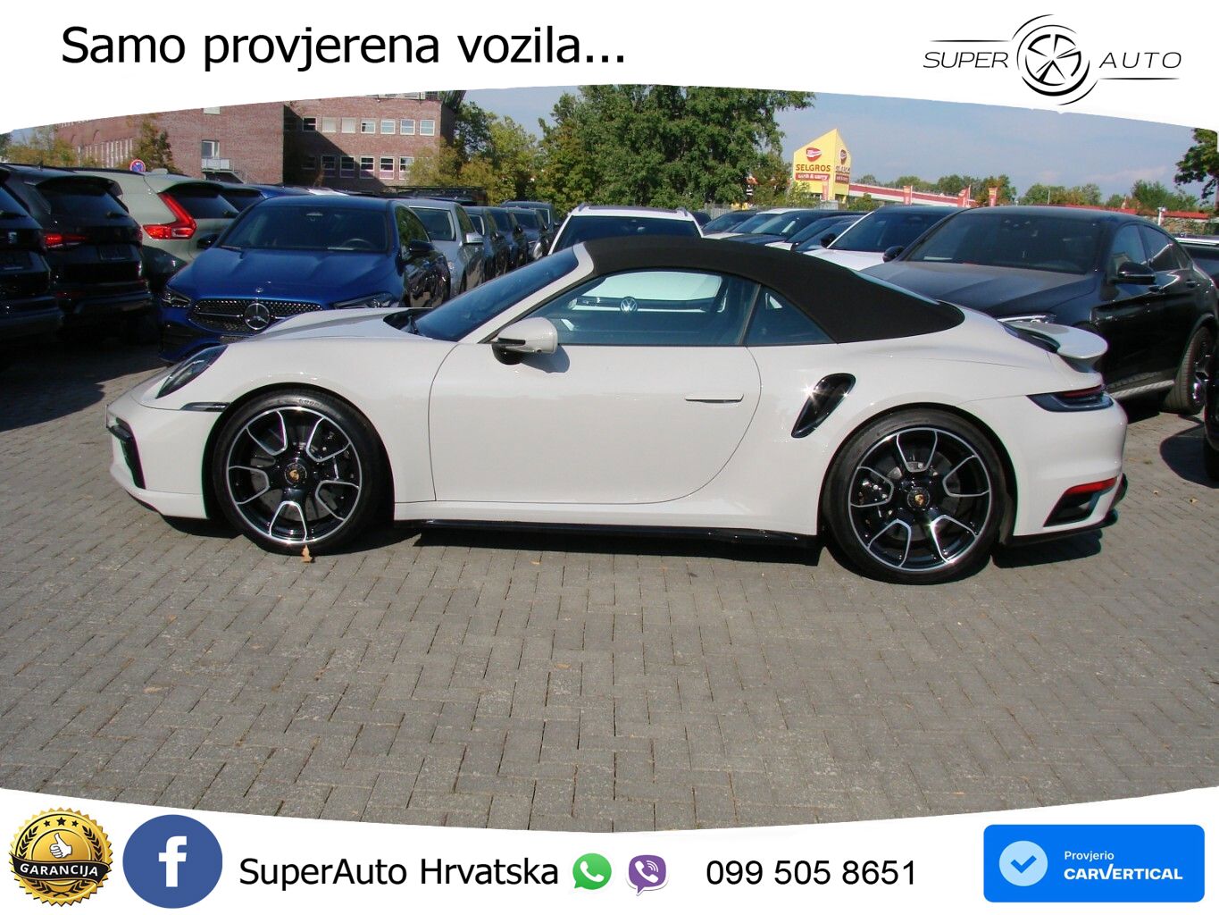 Porsche 911 Turbo S Cabriolet 3.8 (650 KS) PDK ZRAČNI+ACC+GR SJED+KAM