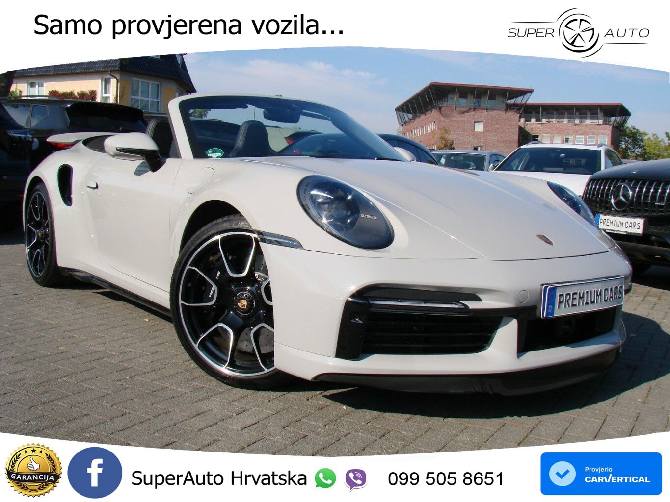 Porsche 911 Turbo S Cabriolet 3.8 (650 KS) PDK ZRAČNI+ACC+GR SJED+KAM