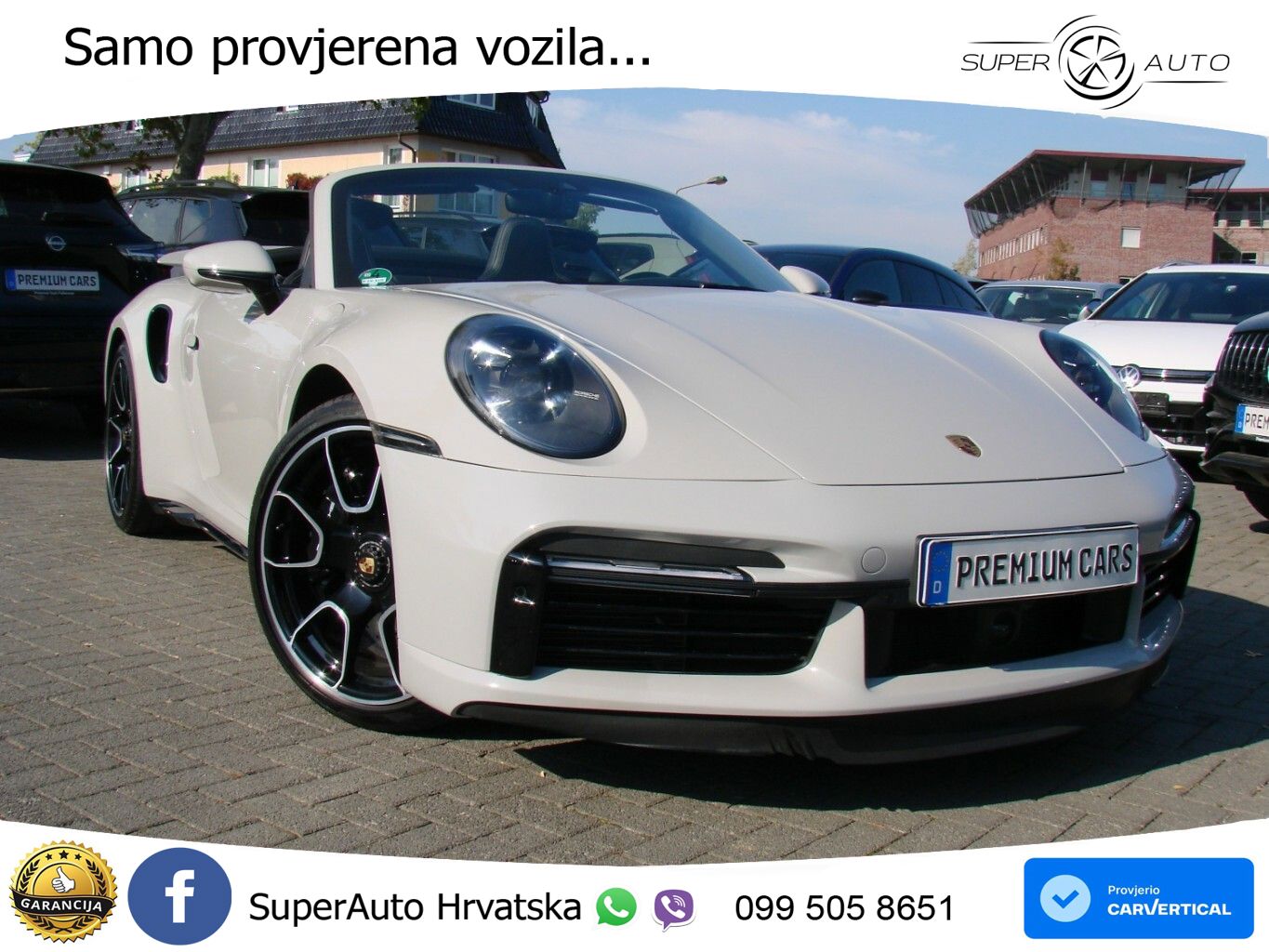 Porsche 911 Turbo S Cabriolet 3.8 (650 KS) PDK ZRAČNI+ACC+GR SJED+KAM