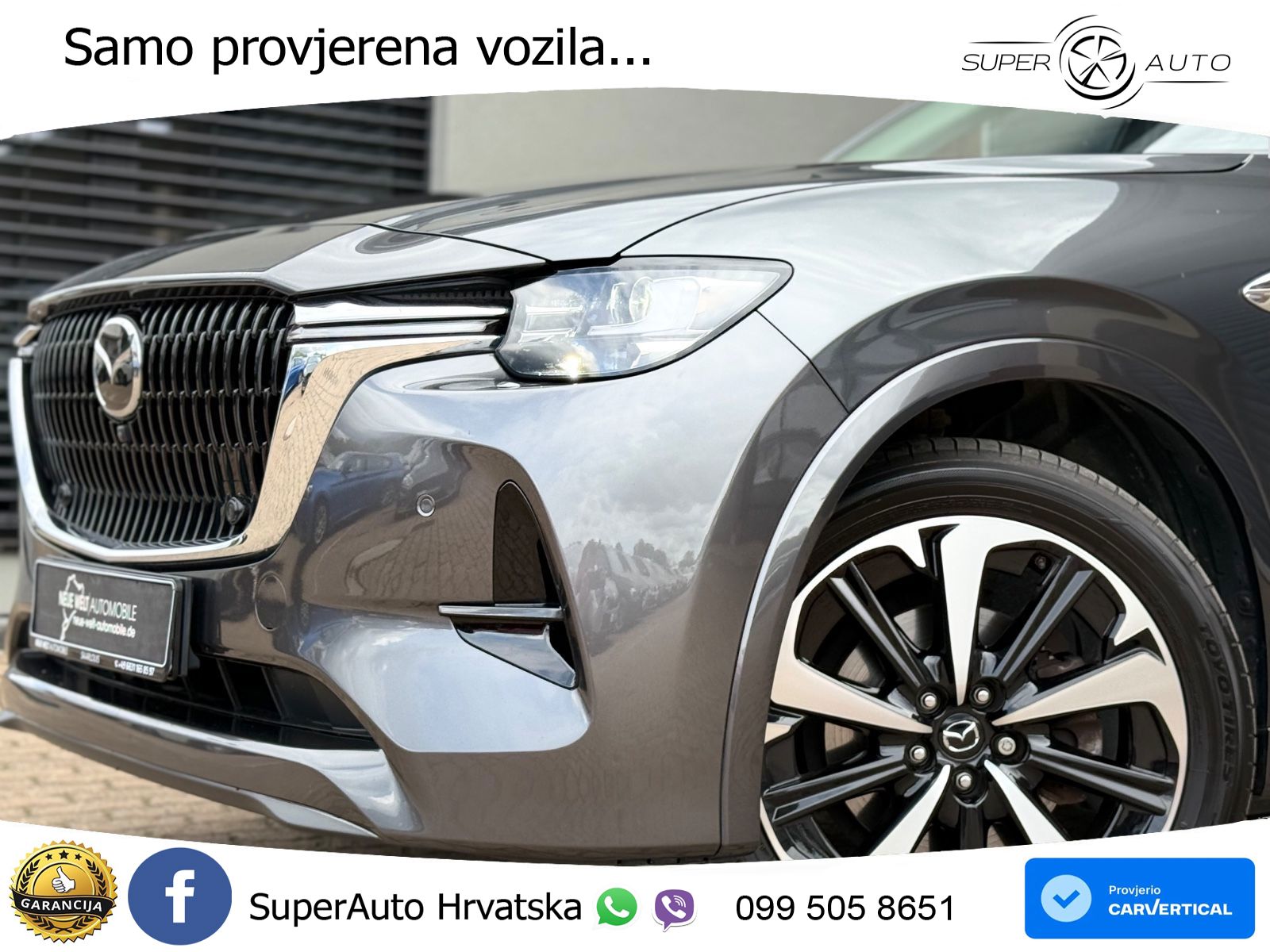 Mazda CX-60 3.3 e-Skyactiv D (254 KS) AWD Automatic LED+GR SJED+ACC