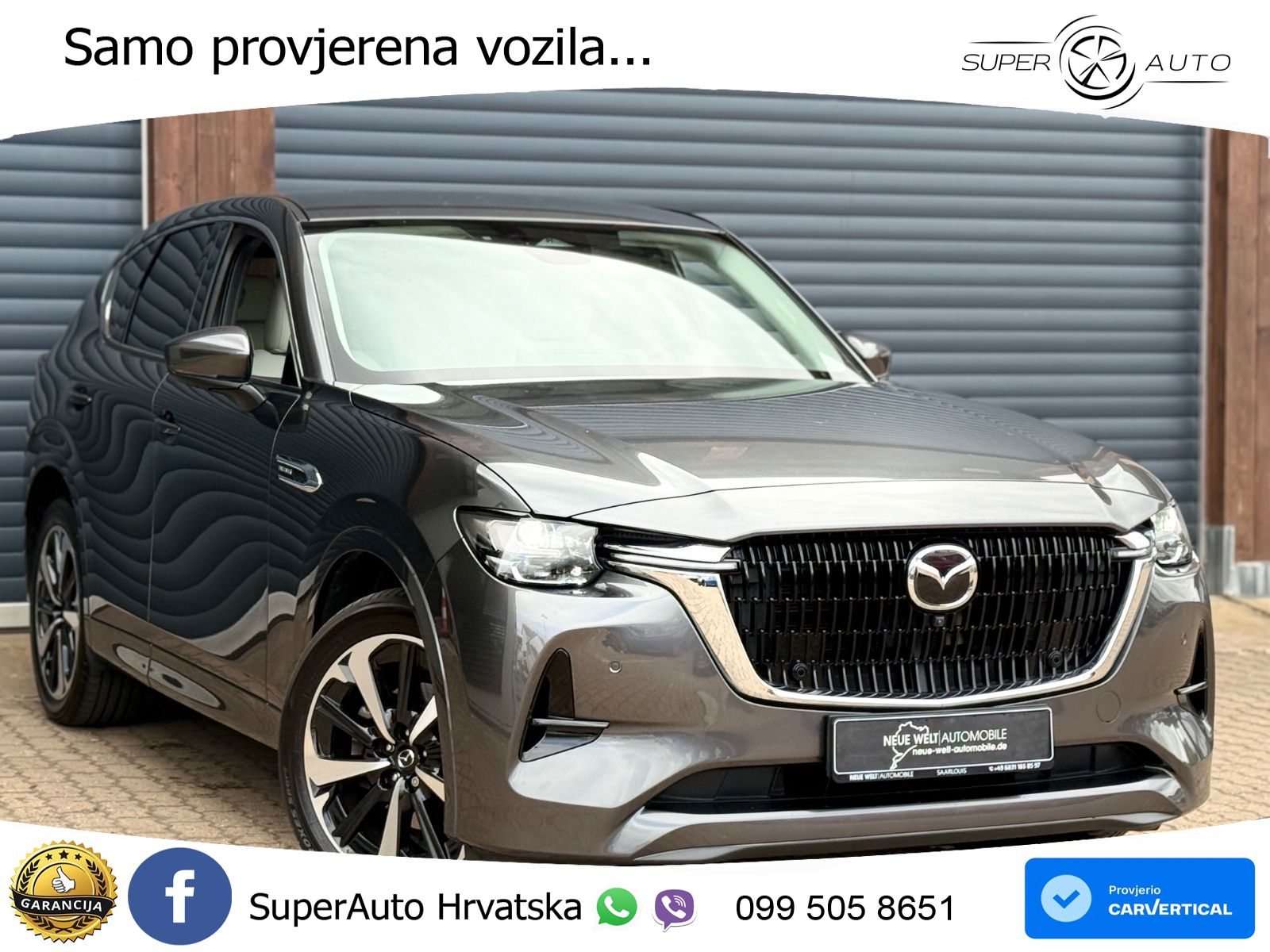 Mazda CX-60 3.3 e-Skyactiv D (254 KS) AWD Automatic LED+GR SJED+ACC