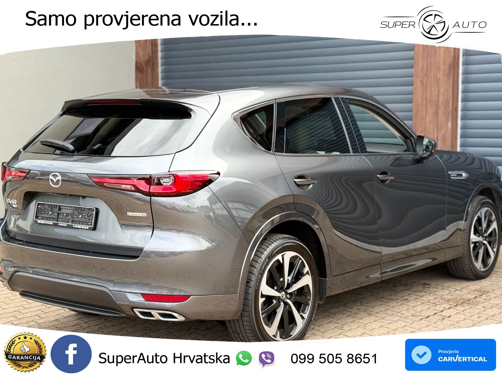 Mazda CX-60 3.3 e-Skyactiv D (254 KS) AWD Automatic LED+GR SJED+ACC