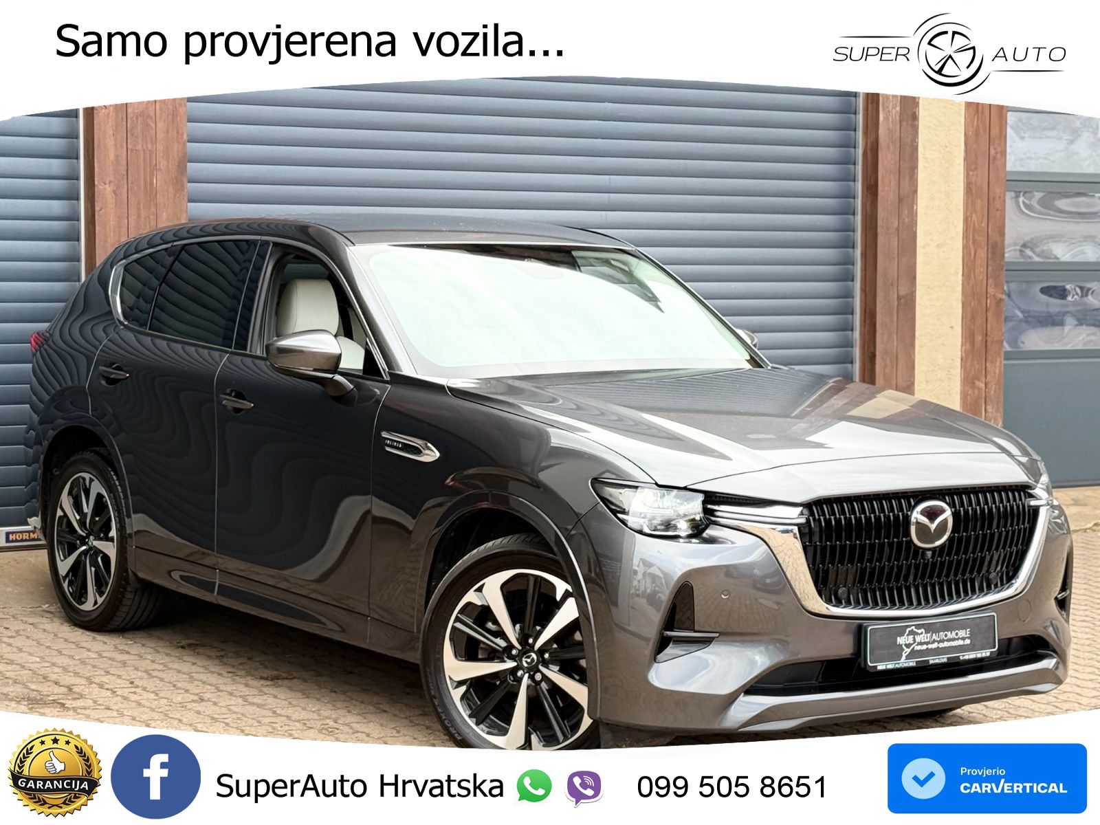 Mazda CX-60 3.3 e-Skyactiv D (254 KS) AWD Automatic LED+GR SJED+ACC