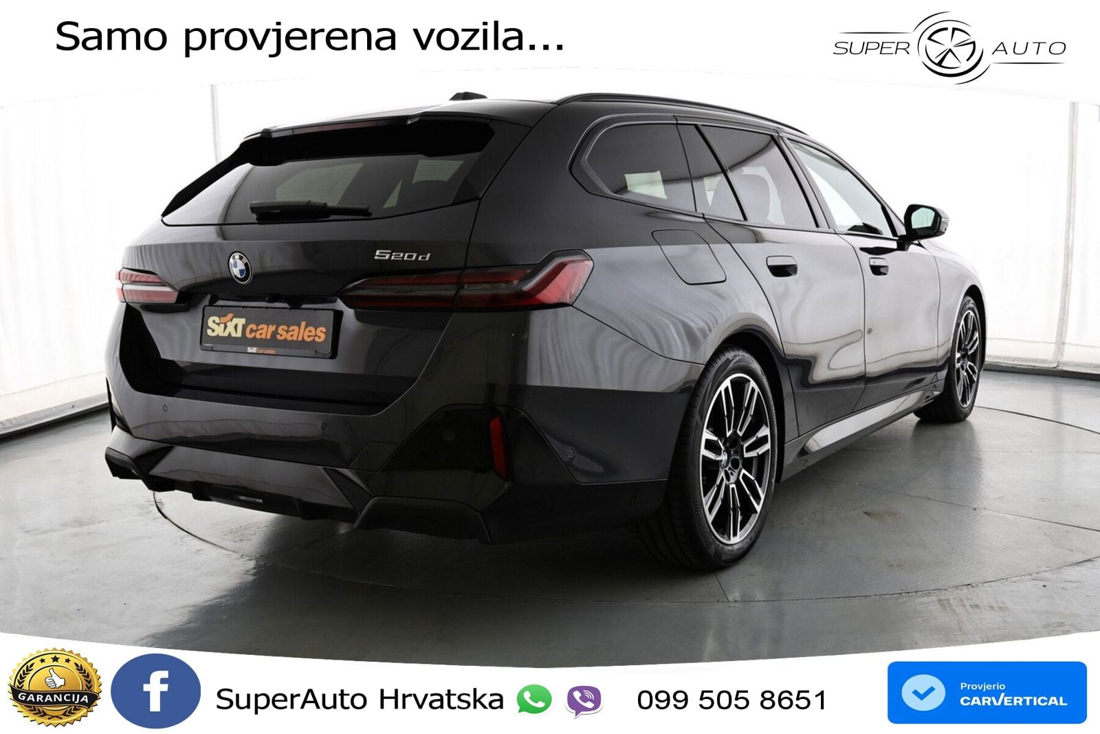 BMW 520d Touring (197 KS) Steptronic M Sport ACC+HEAD+4xGR SJED+360+PANO