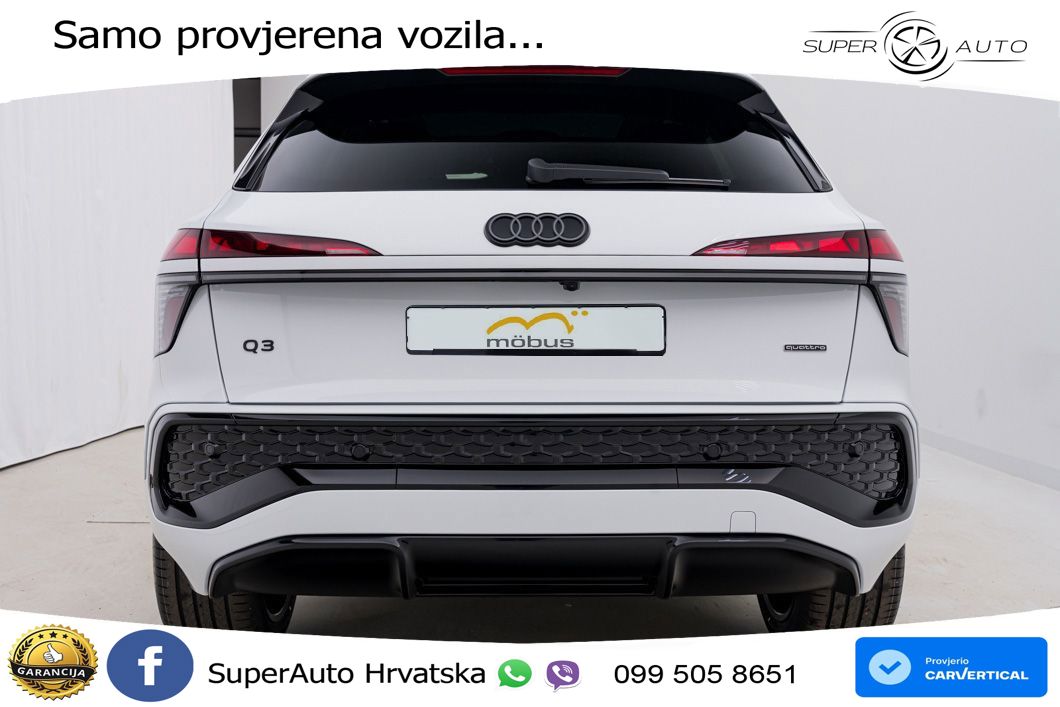 Audi Q3 2.0 TFSI (265 KS) quattro S tronic LED+GR SJED+ACC
