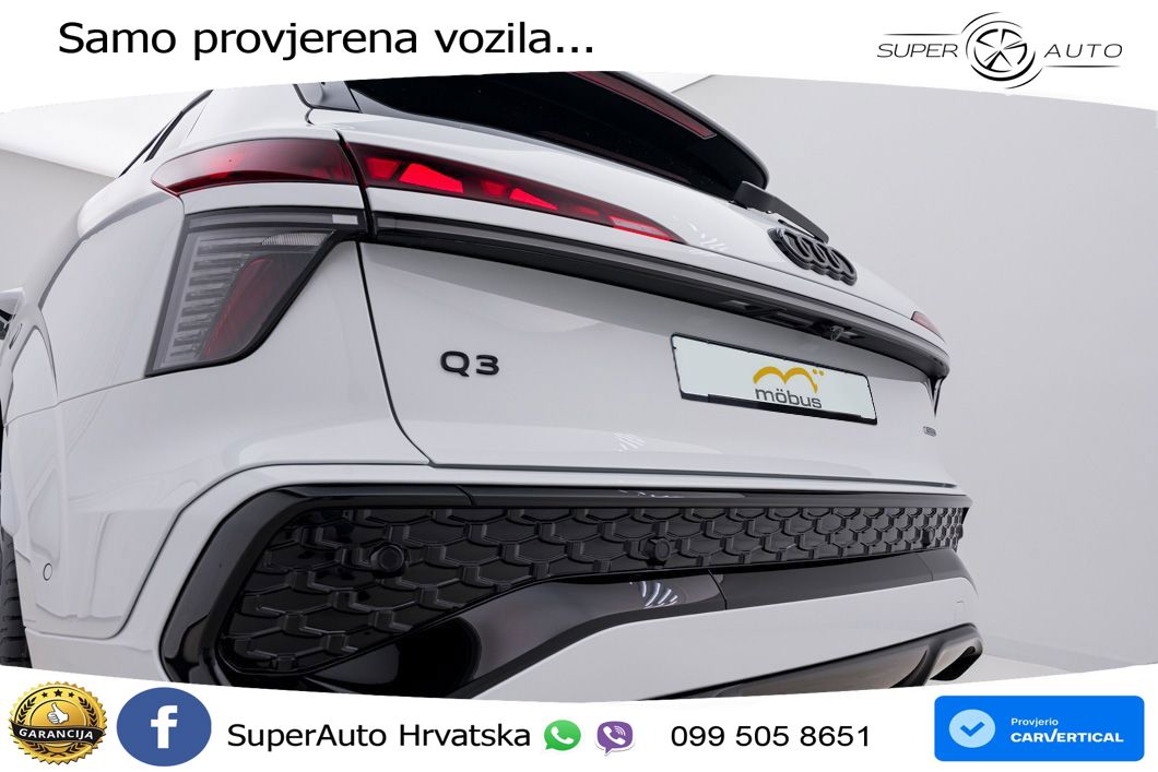 Audi Q3 2.0 TFSI (265 KS) quattro S tronic LED+GR SJED+ACC
