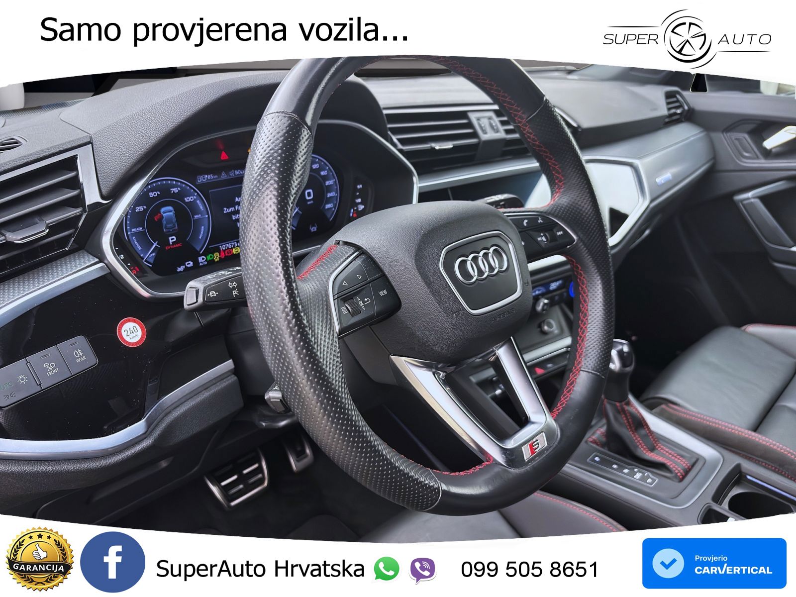 Audi Q3 45 TFSIe (245 KS) S tronic S line MATRIX+GR SJED+KAM