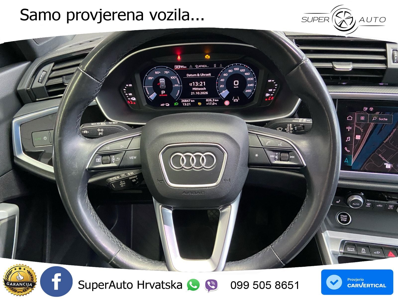 Audi Q3 45 TFSIe (245 KS) S tronic LED+GR SJED+ACC