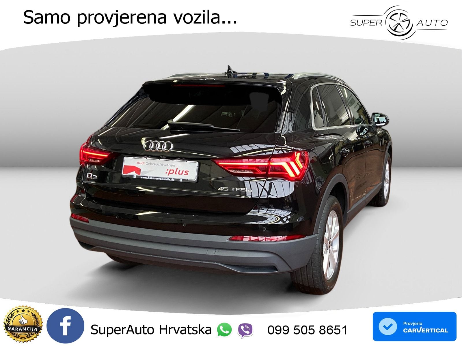 Audi Q3 45 TFSIe (245 KS) S tronic LED+GR SJED+ACC