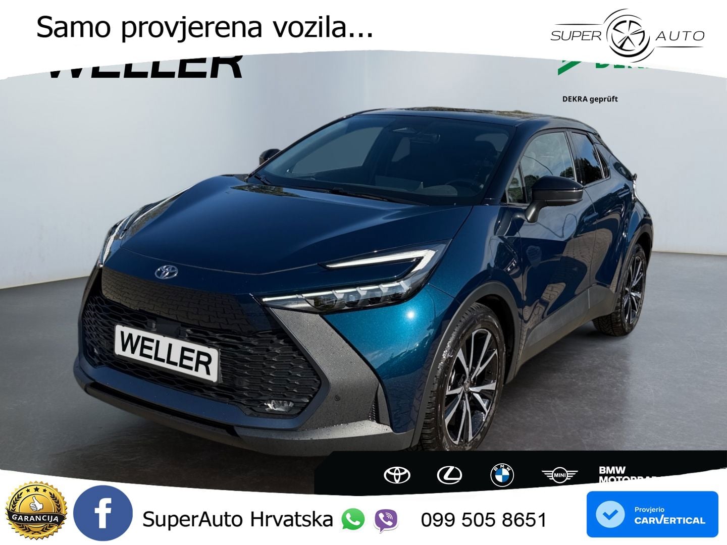 Toyota C-HR 1.8 (140 KS) Hybrid e-CVT Teamplayer LED+GR SJED+ACC