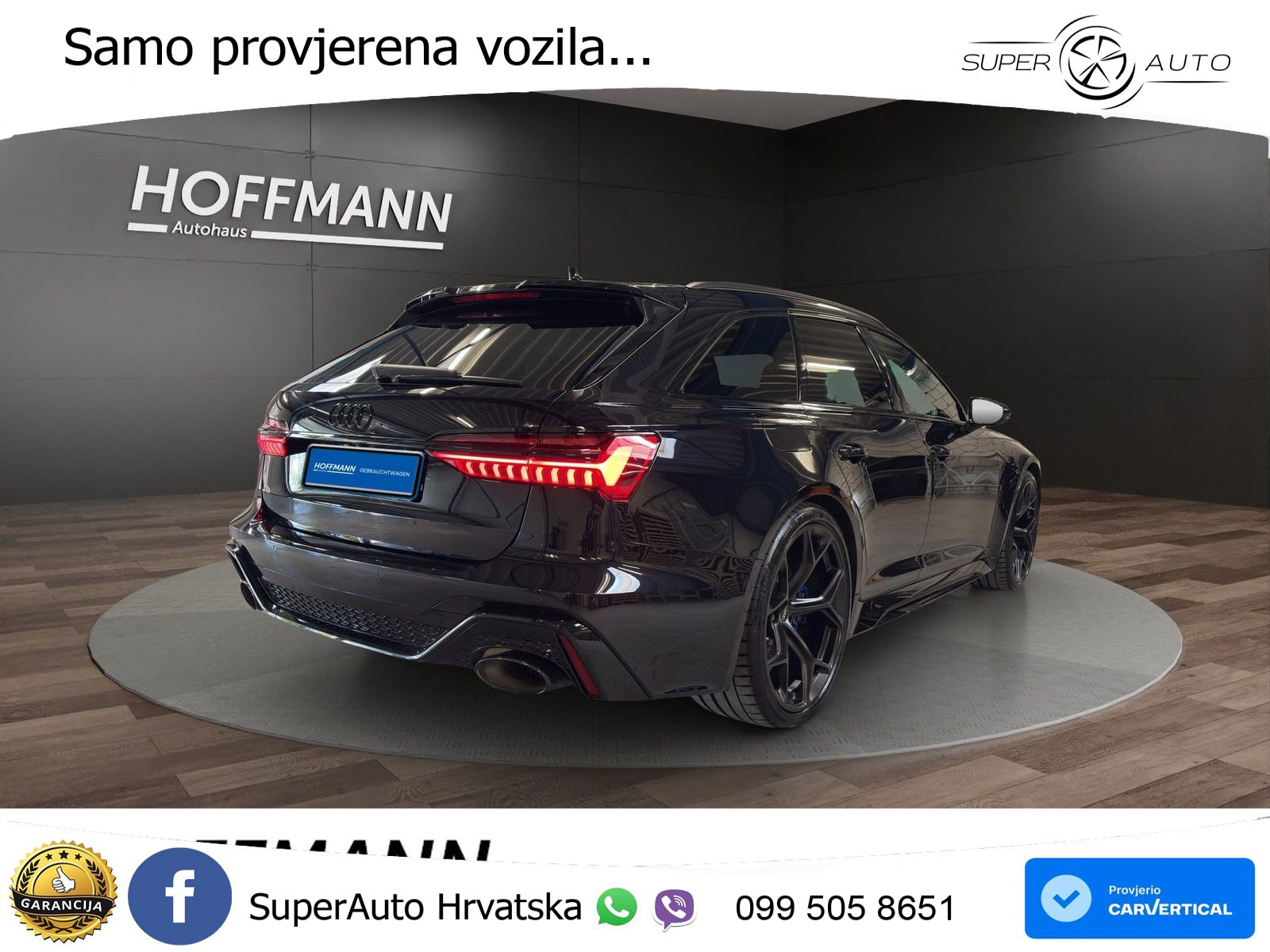 Audi RS6 Avant 4.0 TFSI V8 performance (630 KS)  quattro tiptronic Kuka LED+GR SJED+ACC