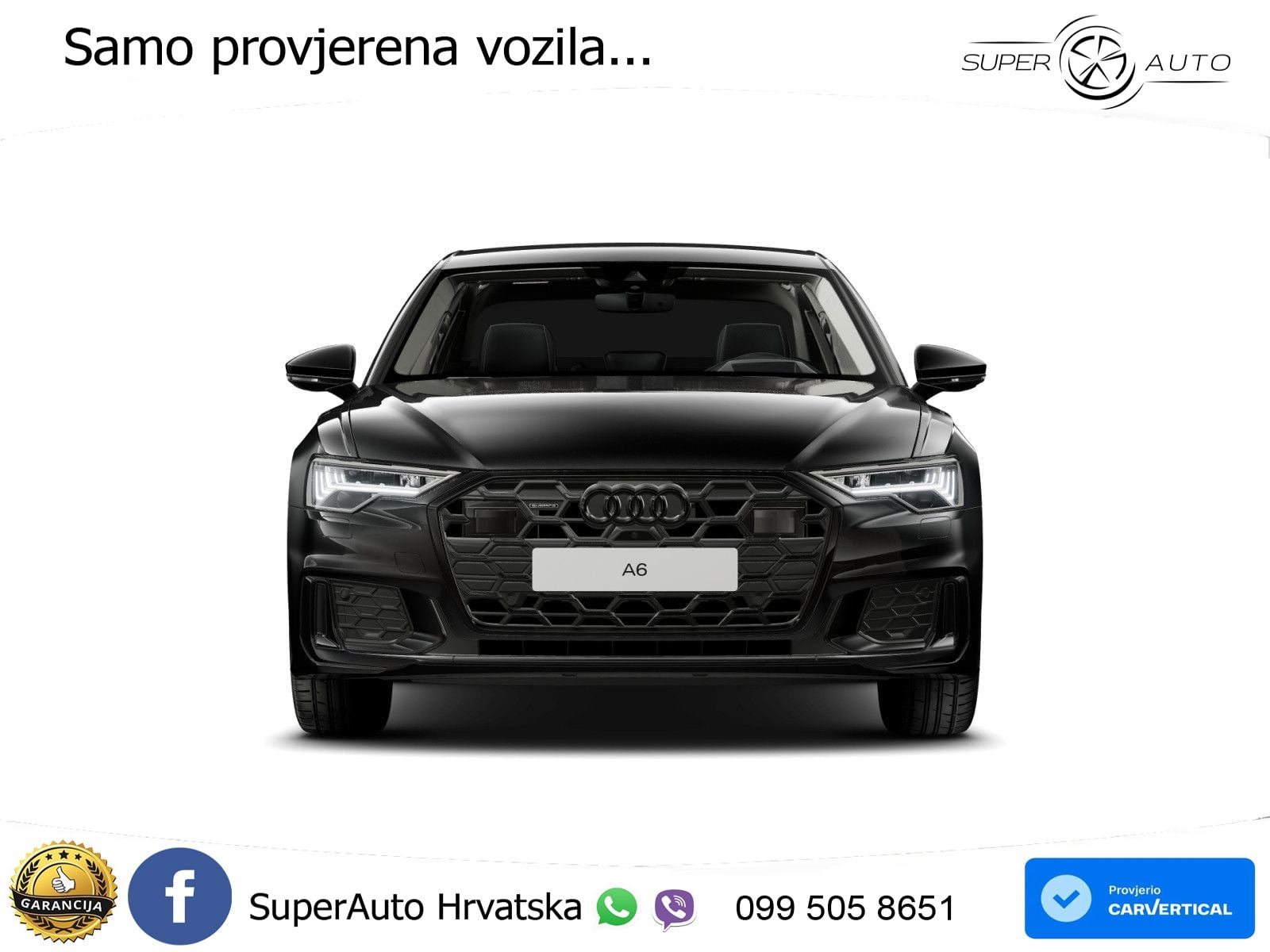 Audi A6 50 TDI V6 (286 KS) quattro tiptronic S line ZRAČNI+ACC+GR SJED+KAM