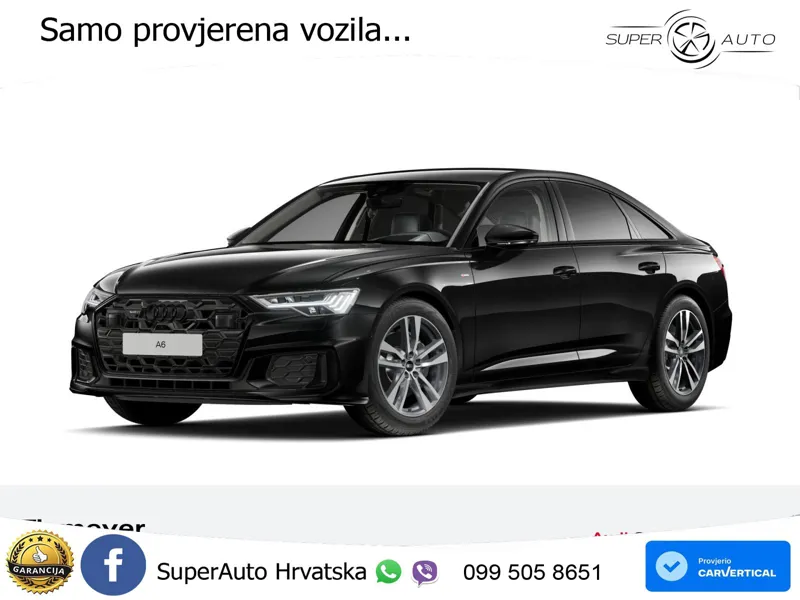 Audi A6 50 TDI V6 (286 KS) quattro tiptronic S line ZRAČNI+ACC+GR SJED+KAM