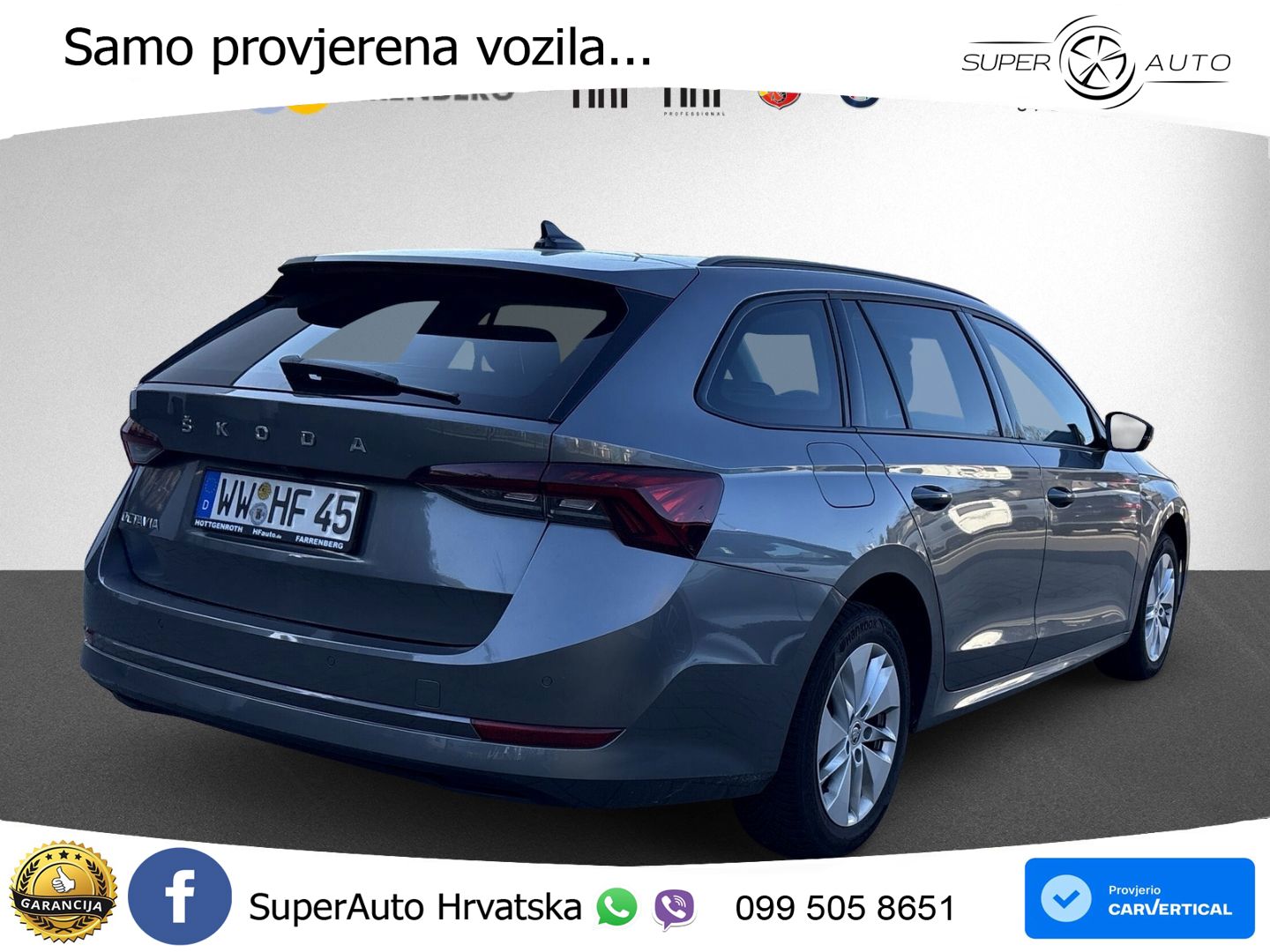Škoda Octavia Combi 2.0 TDI (150 KS) DSG LED+GR SJED+ACC