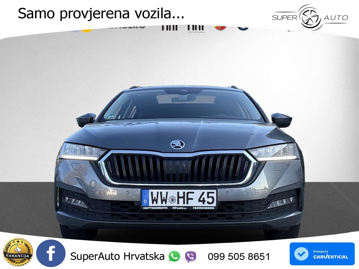 Škoda Octavia Combi 2.0 TDI (150 KS) DSG LED+GR SJED+ACC