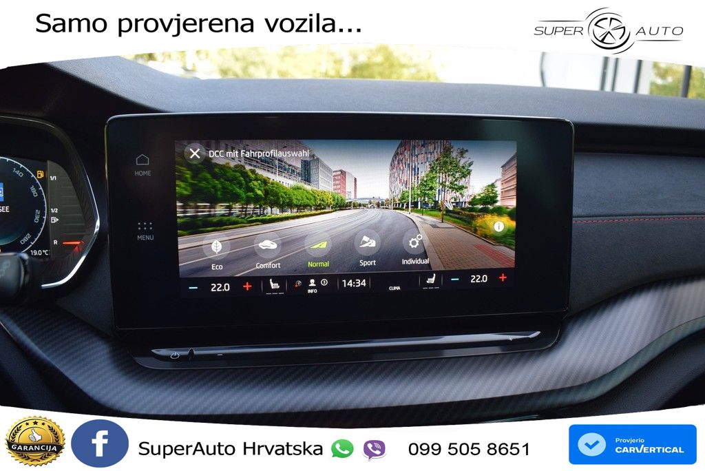 Škoda Octavia Combi RS 2.0 TDI (200 KS) DSG LED+GR SJED+ACC